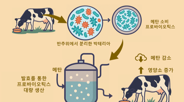 반추동물 메탄 줄이는 기술 개발 개념도.png